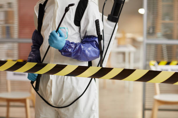 Professional Sewage Cleanup technician working in Montclair, NJ
